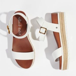 Altar’d State Bonny White Sandals